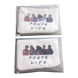 Lot of 2 GJTIM Outer Pogue Life Multi-Functional Women's Make Up Bag Zip Pouch